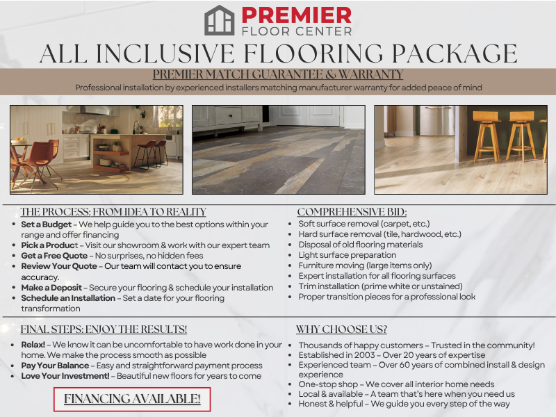 All-Inclusive Flooring Package